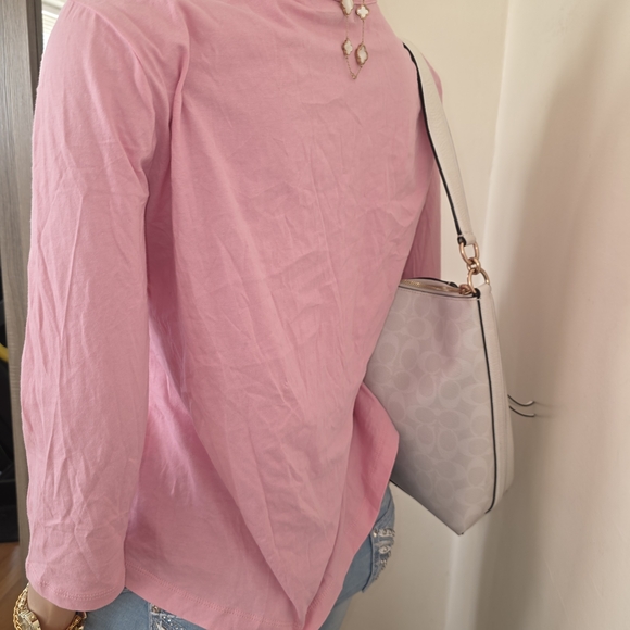 ☆Chaps Pink Ruffled Blouse☆ - Picture 3 of 3